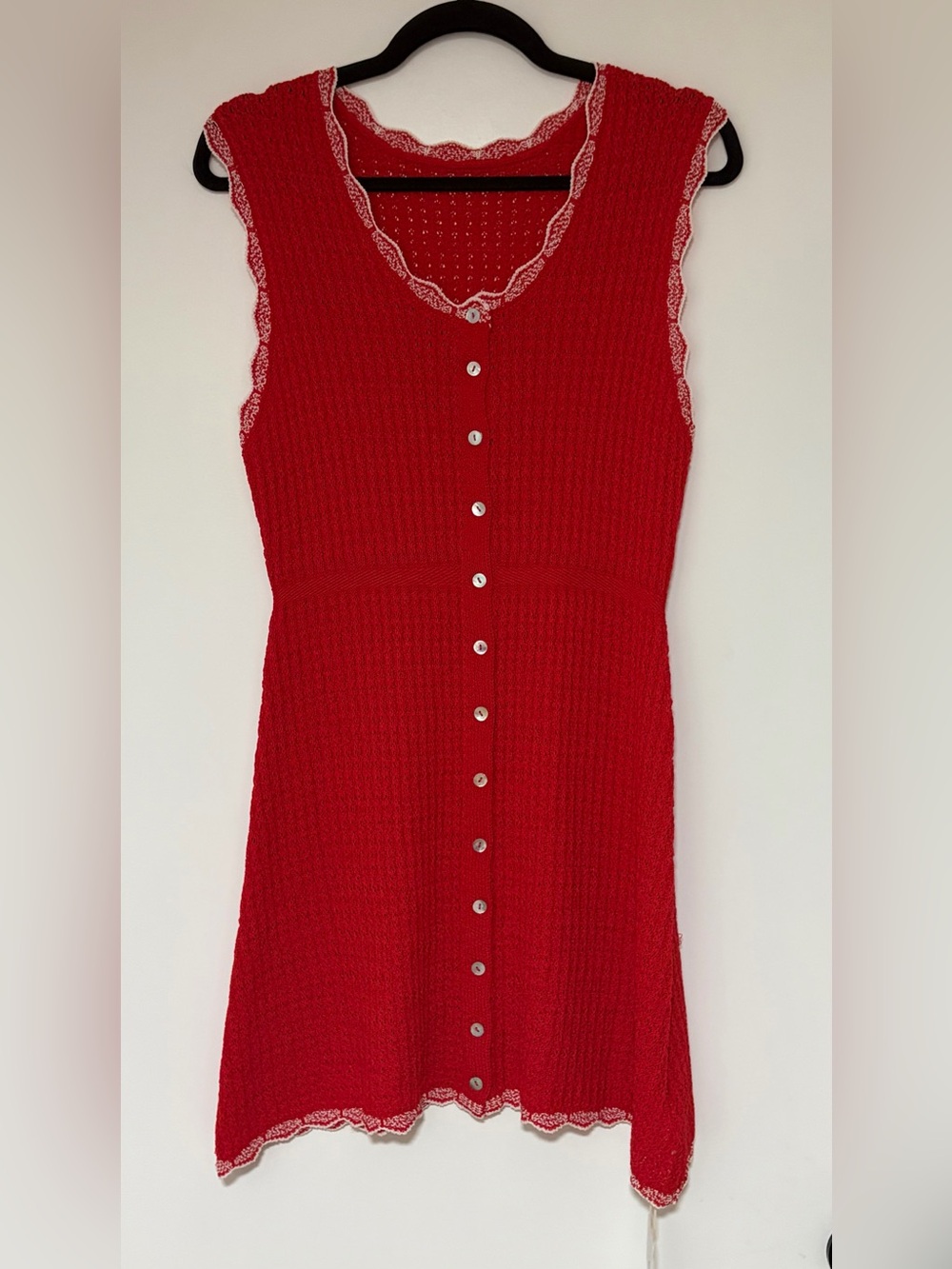 Commense Women’s Red Lightweight Sweater Dress Size XL NWT
